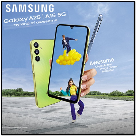 सैमसंग ने भारतीय मार्केट में गैलेक्सी A15 5G और गैलेक्सी A25 5G स्मार्टफोन लॉन्च किए
