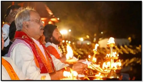 "छत्तीसगढ़ मंत्री बृजमोहन अग्रवाल ने राम मंदिर की तर्ज पर रायपुर में बनाए जाने वाले राम मंदिर की घोषणा की"