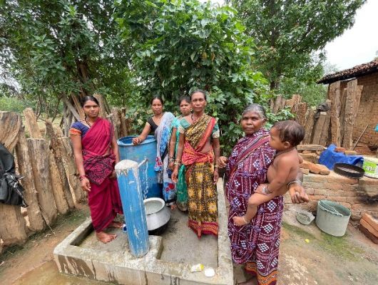 गरियाबंद : झरिया के पानी पीने से मिली मुक्ति, घर तक पहुंचा नल जल का पानी